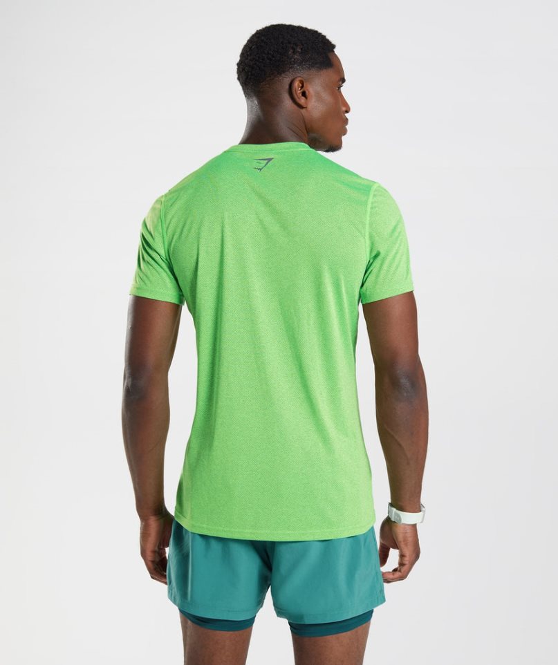 Men's Gymshark Sport T-Shirts Light Green | NZ 3GZINS